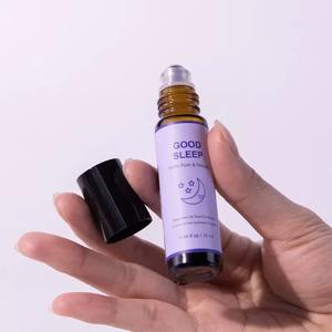 Huile à base de plantes naturelle personnalisée pour soulager les migraines et les maux de tête, odeur naturelle, mélange d'aromathérapie, huile essentielle Roll Ball - Product Image 2