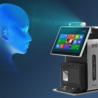 Terminal de service public tout-en-un avec écran tactile, moniteur Full HD pour les services administratifs et de visiteurs