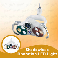 Plafonnier dentaire avec capteur et caméra, lampe LED dentaire avec caméra zoom, lampe de plafond pour fauteuil dentaire
