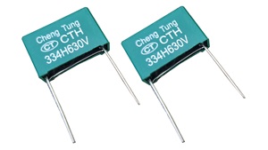<b>High</b> <b>Frequency</b> Low ESR Series DC-Link Metallized Polypropylene Film Capacitor 630VDC For <b>PCB</b> Mounting - Product Image 5
