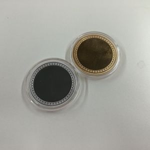 Изготовленные на заказ металлические пустые металлические памятные серебряные монеты Персонализированная монета с УФ-логотипом с лазерной гравировкой - Product Image 3