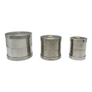 ตะแกรงกรองอัญมณีและเพชรแบบละเอียดทำจากสแตนเลส 304 พร้อมตาข่ายมุกในตัว ใช้สำหรับวัดขนาดเครื่องประดับ - ขนาด 48/65/80 มม. - อัญมณีและเครื่องมือ - Product Image 1