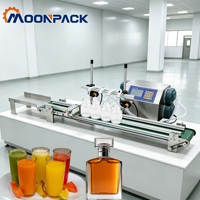 Machine de remplissage de liquides Moonpack MP-4H1200, pompe péristaltique pour parfum et jus, remplisseur multi-têtes pour eau avec machine de remplissage