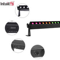 12*2W 24*2W LED RGBW 4IN1 DMX batterie lampe de lavage mural projecteurs pour DJ Disco Party scène effet de lumière pour Dance Bar vacances