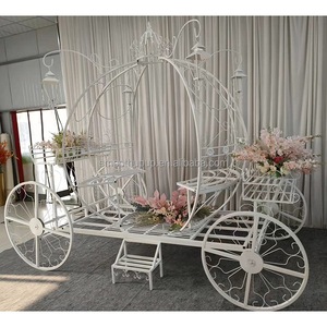 Carrozas de Caballos con Forma de Calabaza al por Mayor, Carruaje <span class=keywords><strong>Real</strong></span> de Cenicienta para Bodas, para Princesas - Product Image 2