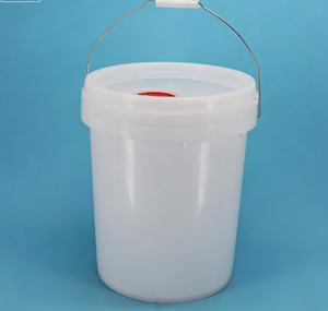 Seaux translucides pour le stockage des chou-fleurs marinés, seaux de qualité alimentaire pour la logistique des spécialités culinaires du Moyen-Orient - Product Image 1