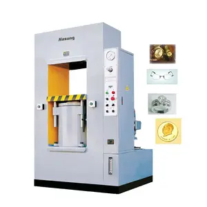 Hasung Continuous Casting Machine For Sheet Making Gold Coins Minting Line Silver Coin Making Machines