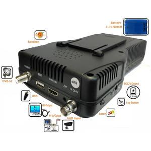 เครื่องวัด H.265 4.5นิ้วเครื่องตรวจค้นคลื่นสัญญาณโทรทัศน์ระบบดิจิทัล <span class=keywords><strong>DVB</strong></span>-B และจอภาพ CCTV - Product Image 6