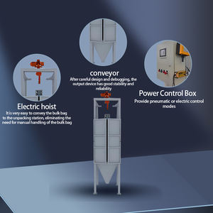 Nouvelle station de déchargement de sacs en vrac pour grains de café et poudre de ciment en acier inoxydable avec système de collecte des poussières pour restaurants, usage domestique et vente au détail - Product Image 5