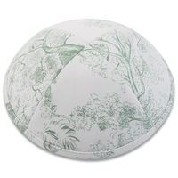 Calico Kippah logotipo bordado personalizado kippot judío regalos de boda Calico Yamulka judaísmo Kipot Skullcap