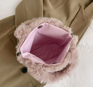 Nouveau sac à main pour femme le plus vendu, sac à bandoulière en chaîne, sac à main en peluche polyvalent, sac à main texturé, simple et tendance - Product Image 4
