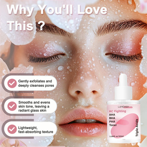 โทนเนอร์หน้า <span class=keywords><strong>AHA</strong></span> <span class=keywords><strong>BHA</strong></span> PHA ลดรอยสิว บำรุงผิวชุ่มชื้น ปลอบประโลมผิว ขาวกระจ่างใส กระชับผิว - Product Image 3