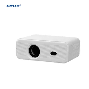 Topleo Portable Mini 4K Smart Android Projector 3D Internet Features 720p LED Pocketable Home Theater Video Projector/LCD TV