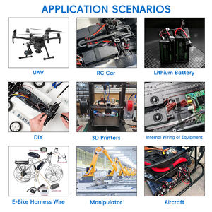Arnés de Cables XT60 Personalizado, Conector de 2 Pines Macho y Hembra PA66 con Cable de Silicona Suave de 12AWG 14AWG para Batería Lipo RC - Product Image 4