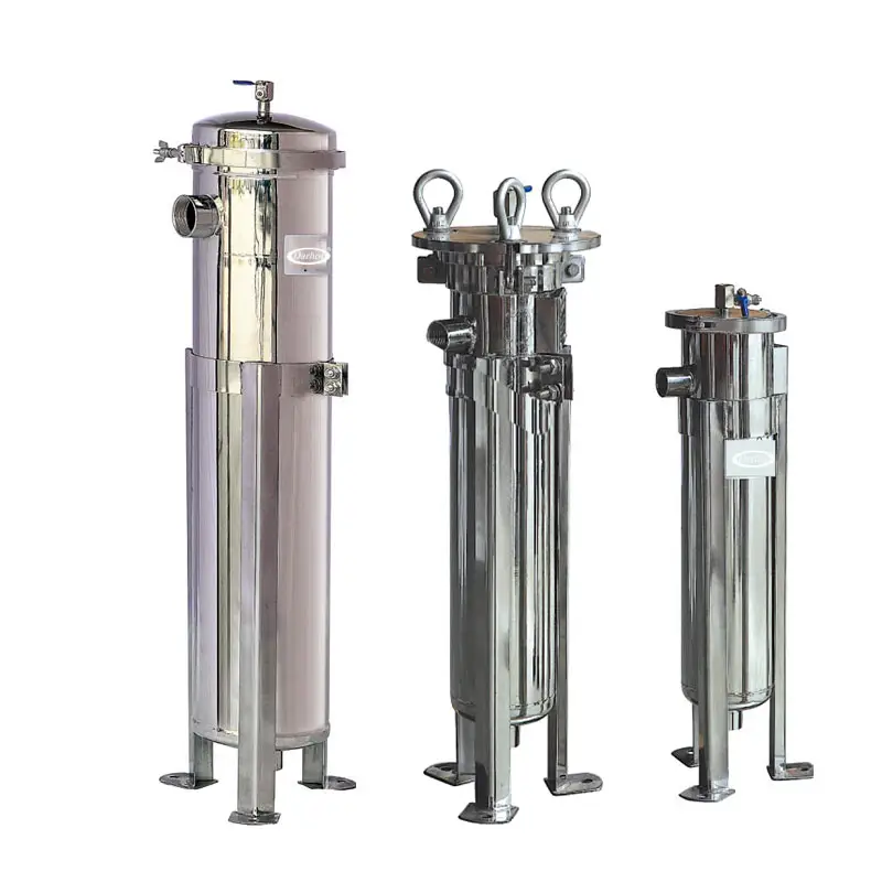 Système d'osmose inverse, sac de Purification d'eau, récipient filtrant SS304/316, boîtier de filtre à sac unique et multiple