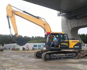 Excavatrice sur chenilles d'occasion 215vs, équipement de construction avec moteur diesel, moteur et pompe haute performance à vendre - Product Image 6