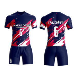 Maglia da calcio Unisex personalizzata per adulti maglia da calcio in poliestere stampa nome della squadra di messico abbigliamento da calcio servizio OEM disponibile - Product Image 4