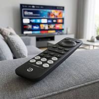 Control Remoto Inalámbrico 2.4G OEM ODM para Android TV Box Smart TV, Carcasa de ABS, 24 Teclas, Compatible con Bluetooth