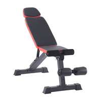 Katlanabilir Çok Pozisyonlu Sırt Dayamalı Ayarlanabilir Fitness Ekipmanı Vücut Kas Geliştirme Ağırlık Sehpası