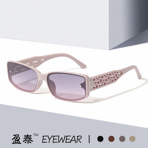 <b>Sunglasses</b> Women <b>Square</b> Frame PC UV400 Light Weight Cat Eye Style - Product Image 1