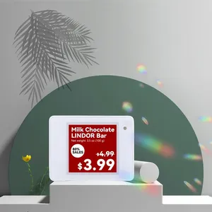 Afficheur numérique E-ink <span class=keywords><strong>ESP</strong></span> SDK de 1,54 pouce pour les magasins de détail, les expositions, les supermarchés, avec mise à jour mobile, IP65, OEM - Product Image 2