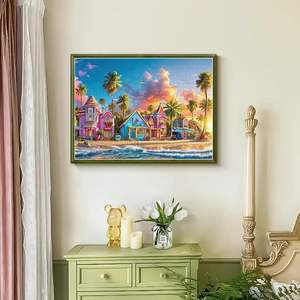 Chalzidar romantici <span class=keywords><strong>puzzle</strong></span> quadrati eco-friendly carta da spiaggia <span class=keywords><strong>2</strong></span> 4 anni adulti educativi 1000 <span class=keywords><strong>pezzi</strong></span> intrecciano la lettera indietro - Product Image 6