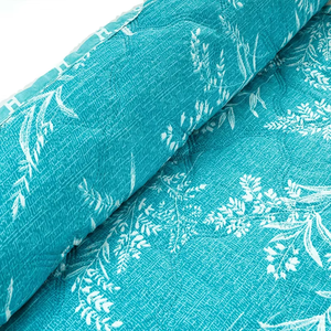 Couette de lit en microfibre ultra douce 220 GSM légère et respirante pour literie confortable en toutes saisons [Bleu corail] - Product Image 4