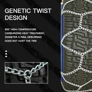BOHU Traktor universelle Fahrzeugreifen Anti-Rutsch-Kette Schneeschlitten Pkw-Reifen Traktion Schneegewebe-Reifenketten