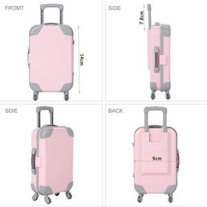 في المخزون ملابس + أحذية + مظلة + حقيبة 18 بوصة الأمريكية الأزياء فتاة الدمى الملابس حقيبة سفر - Product Image 6