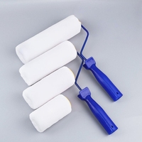Brosse à rouleau en microfibre Premium Shenzhou SZ-226 avec manche en plastique, 1 longueur de poils personnalisable, OEM, pour peinture acrylique, latex, huile