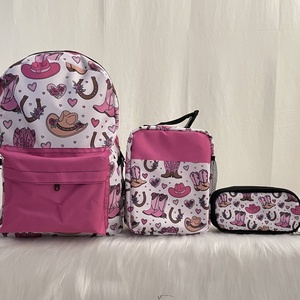 Bolsas de Almuerzo Más Vendidas para Niños Escolares, Bolsa Escolar Impermeable Personalizada, Juego de Estuches de Lápices Impresos, Juego de Mochilas para Niños y Niñas - Product Image 3