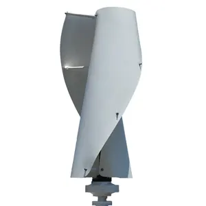 New Color Black Helix Wind Turbine Generator 400w vertical windmill generator 12v maglev without MPPT regulator