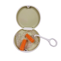 Bâtonnets de silicone souples et creux au goût fruité, en forme de fleur, pour aligneurs dentaires invisibles orthodontiques