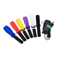 Sangle de fixation écologique auto-adhésive réutilisable double face réglable à forte adhérence pour vêtements en nylon avec fermeture auto-agrippante