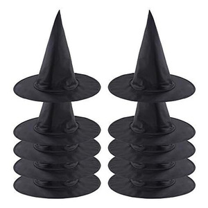 Cappello da strega di <span class=keywords><strong>Harry</strong></span> <span class=keywords><strong>Potter</strong></span> per feste di Halloween, decorazione in tessuto Oxford nero, accessorio per travestimenti, cappello divertente per feste - Product Image 6