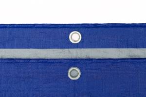 Hoja de lona de PE/PP duradera en azul y blanco <span class=keywords><strong>para</strong></span> traje de baño, tienda industrial, toldo versátil <span class=keywords><strong>para</strong></span> exteriores <span class=keywords><strong>para</strong></span> productos agrícolas - Product Image 3