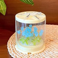Lampu Tulip Simulasi Bunga Terlaris Kotak Kue Lampu Meja Tidur Kamar Tidur Kerajinan Tangan Lampu Malam Tulip Hadiah Pesta