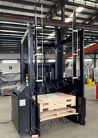 Machine automatique de conditionnement, d'empilage, de déempilage, de stockage, de récupération et de distribution de palettes, avec système PLC et roulements, pour cartons de tabac