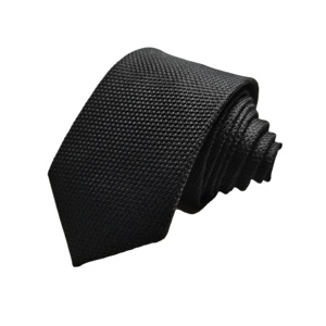 High Quality Pure Silk Jacquard Navy <strong>Burgundy</strong> Black Solid Wedding Necktie Handkerchief Customization for Men Classic <strong>Tie</strong> - Product Image 6