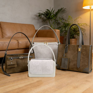 กระเป๋าโท้ทหนัง PU สไตล์หนังกลับ <span class=keywords><strong>ความ</strong></span>จุขนาดใหญ่ สะพายไหล่หรือถือได้ เหมาะสำหรับงานออฟฟิศ ใช้ในชีวิตประจำวัน ขายปลีก-ขายส่ง - Product Image 1