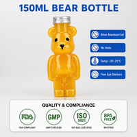 Vente en gros de bouteilles en plastique PET de 500 ml, mignonnes, à motifs de dessins animés, pour jus, lait, thé, lait, modèle d'arbre de Noël, créatives, acceptant la personnalisation