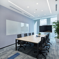 Panneau acoustique en feutre PET de couleur personnalisée, fibre de polyester absorbant le son pour la décoration murale de la maison et du bureau, pour salle de sport et bureau