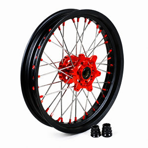 Ensemble de roues Supermoto de remplacement de 17 pouces pour motos <span class=keywords><strong>Yamaha</strong></span> YZ125 YZ250 YZ250F YZ450F WR250F WR450F 2001-<span class=keywords><strong>2016</strong></span> - Product Image 2