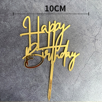 Happy Birthday Tortendekoration Bestseller Acryl Kuchendekoration Tortendeko-Lieferant