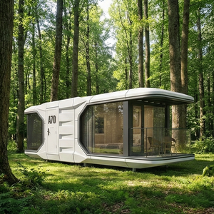 Cápsula Habitacional Impermeable de la Serie Sky Dome, Ecológica y Contemporánea, Fabricada con EPS |   Alojamiento de Lujo en el Parque Resort Premium Star View CE - Product Image 4