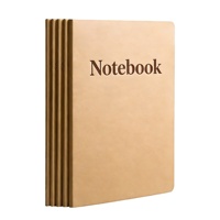 Cuaderno Personalizado para Estudiantes, Tamaños A4/A5/B5, Cubierta de Papel Kraft, Carpeta de Archivo, Impresión Digital, Encuadernación Cosida con Hilo, Regalo