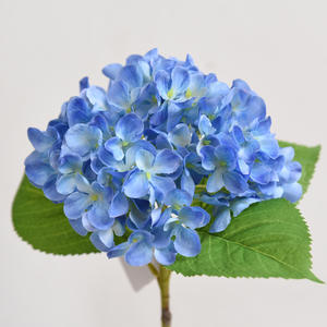 Ortensie Artificiali in Lattice Effetto Reale, Fiori di Ortensia a Testa Grande Verde e Bianchi per Decorazioni Matrimoniali - Product Image 3