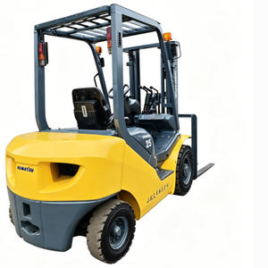 Mejor Precio, 100% Original de Japón, Montacargas Usado Komatsu FD25 de 2.5 Toneladas, Diésel, con Motor y Neumáticos Sólidos, Buen Rendimiento - Product Image 1