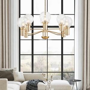 Vente chaude <span class=keywords><strong>Suspension</strong></span> <span class=keywords><strong>Globe</strong></span> D'or De Luxe Moderne Lustre En <span class=keywords><strong>Verre</strong></span> Lustre En Fer Pendentif Lumière En <span class=keywords><strong>Verre</strong></span> - Product Image 5