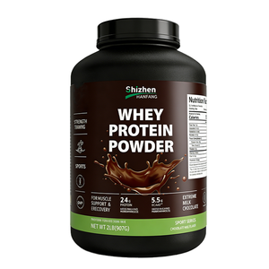 Proteína de Suero de Leche 100% Pura Personalizada OEM, un Suplemento Pre-Entrenamiento para Adultos para Aumentar la Energía y Promover el Crecimiento Muscular - Product Image 1